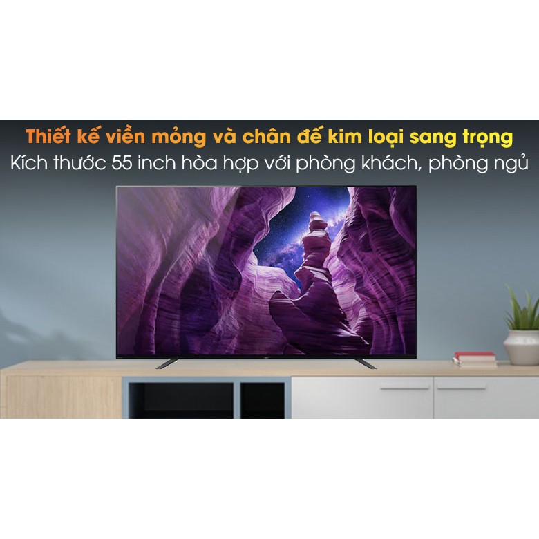 Android Tivi OLED Sony 4K 55 inch KD-55A8H (Miễn phí giao tại HCM-ngoài tỉnh liên hệ shop)