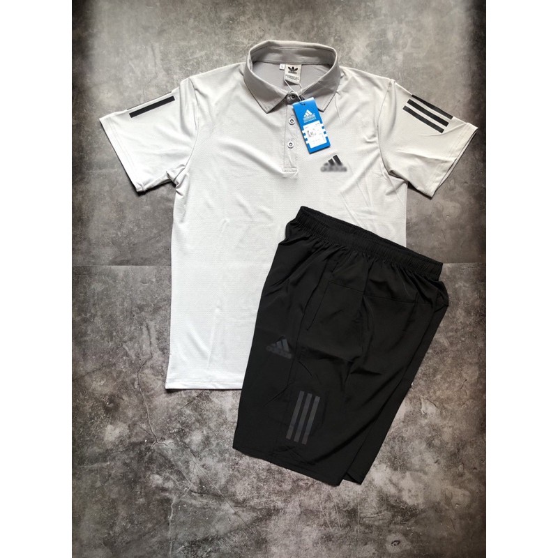 [SALE Hàng loại 1] Bộ thể thao nam, bộ adidas nam cao cấp vải lỗ kim thông hơi co giãn 4 chiều | BigBuy360 - bigbuy360.vn
