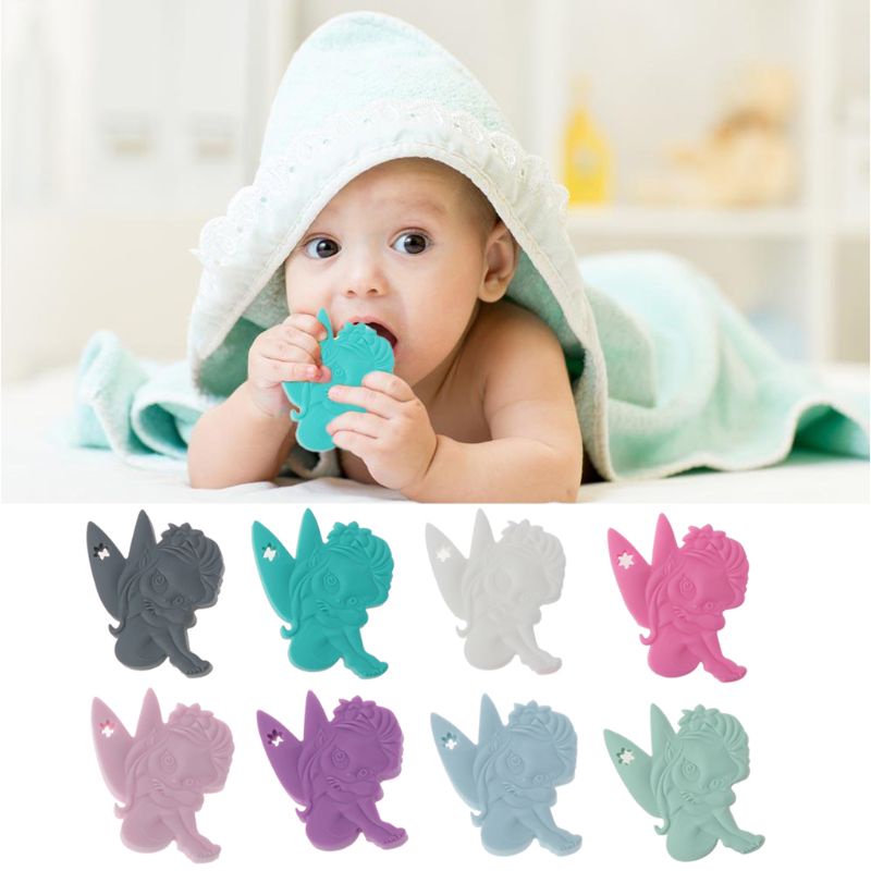 Wmmb Vòng Cổ Hạt Silicon Cấp Thực Phẩm An Toàn Cho Bé Gặm Răng Không BPA