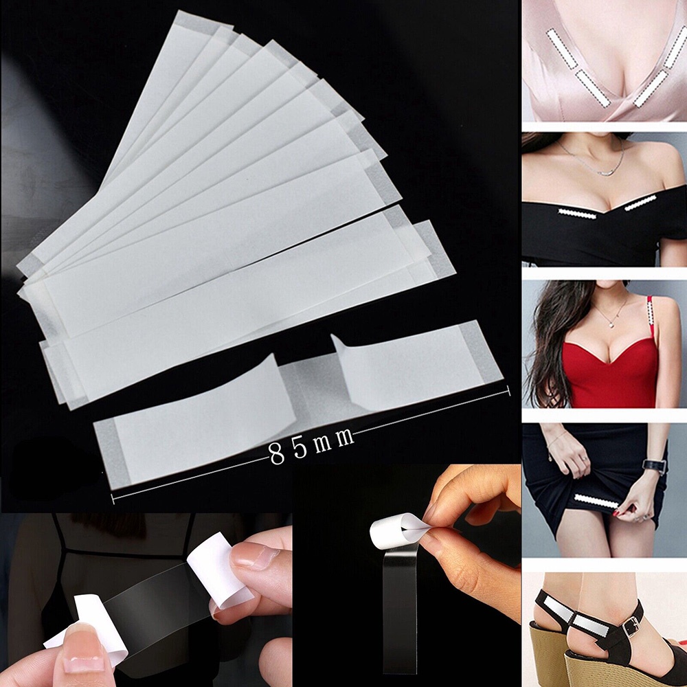 Set 36 Miếng Dán Hai Mặt Trong Suốt Chống Lộ Cho Quần Áo