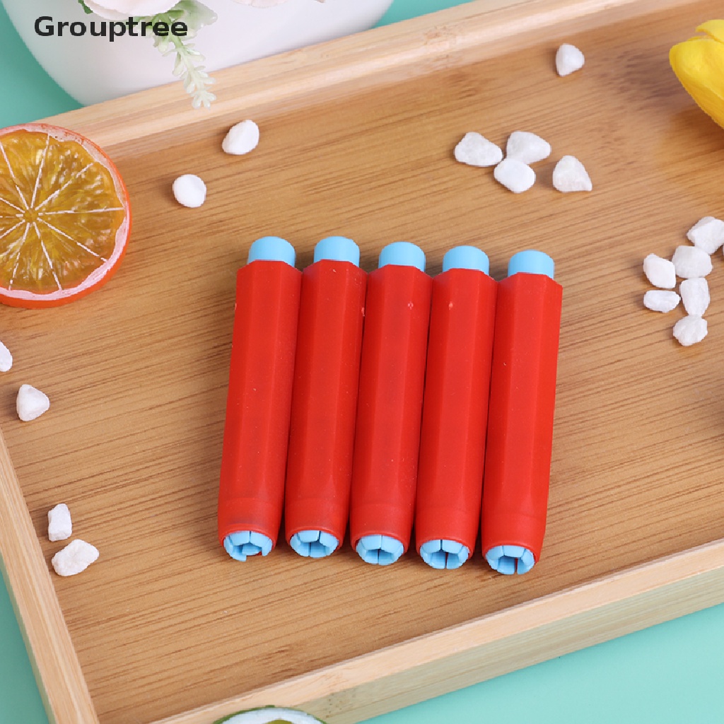 Set 5 Dụng Cụ Giữ Phấn Không Độc Hại Nhiều Màu Sắc Cho Dạy Học