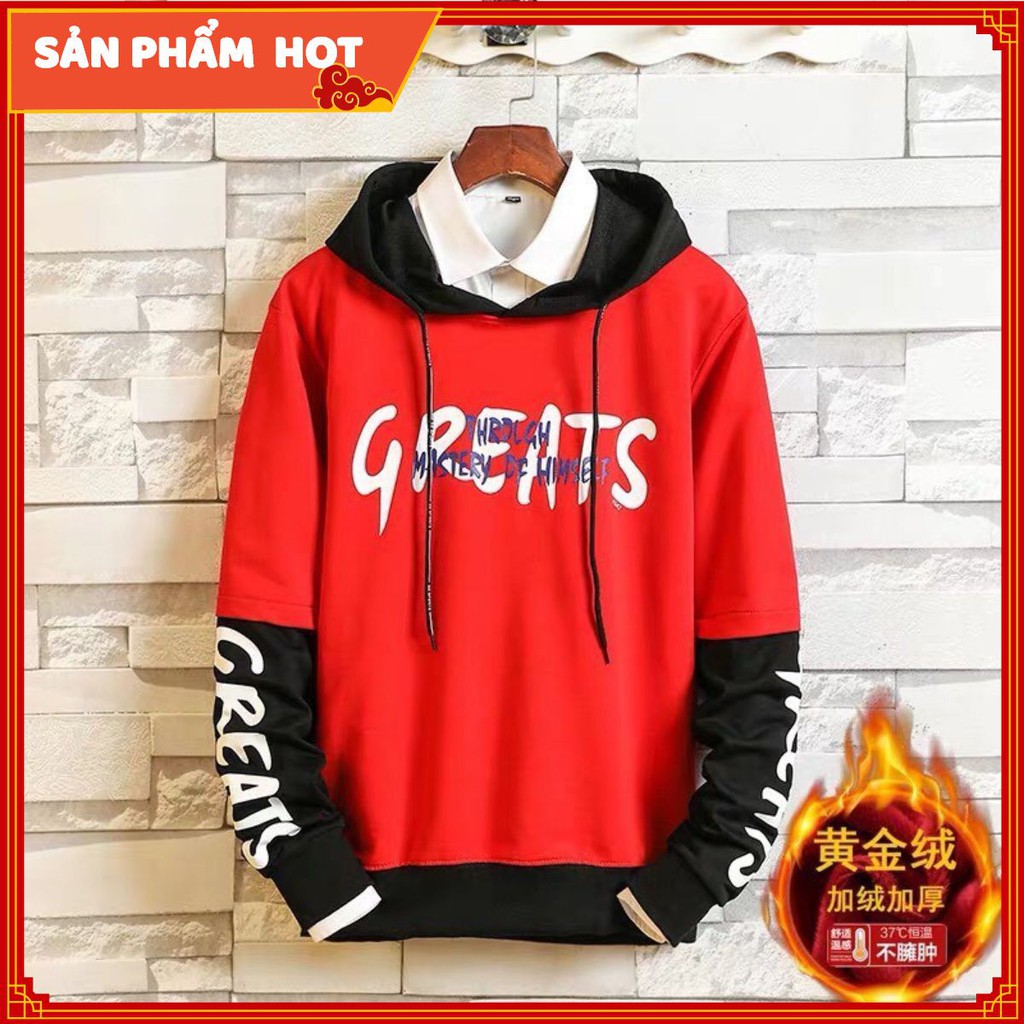 Áo Hoodie Phối Màu Cá Tính Nam Nữ Chất Đẹp Unisex | BigBuy360 - bigbuy360.vn