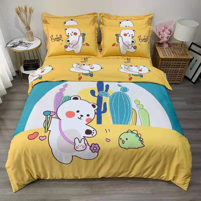 Bộ chăn ga gối cotton  hàn quốc , 100% cotton  nhiều mẫu và đủ kích thước 1m6 , 1m8 , 2m2