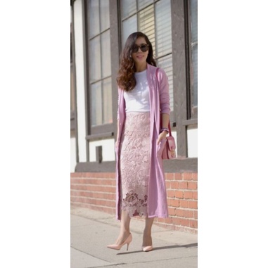 Chân Váy Ren Hồng sz M new 99%