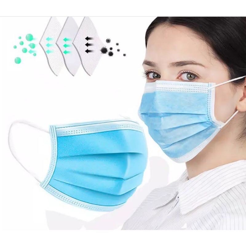50 chiếc khẩu trang y tế kháng khuẩn 4 lớp dày dặn hàng cao cấp chính hãng Nam Tiến