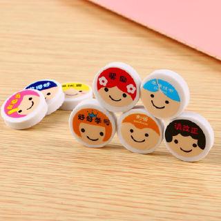 Cục tẩy họa tiết biểu cảm gương mặt hỗ trợ học tập và giảng dạy