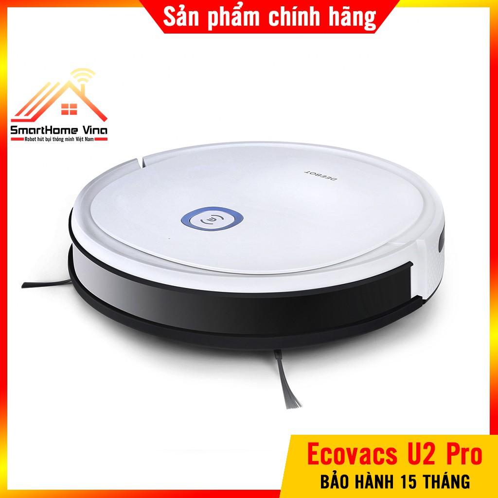 Robot hút bụi lau nhà Ecovacs Deebot U2 Pro_Hàng chính hãng Ecovacs, mới nguyên seal 100%