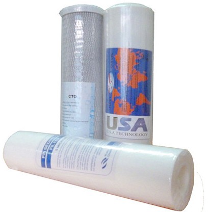 Bộ Ba Lõi Lọc Nước 1 2 3 Ly Lọc 10 Inch