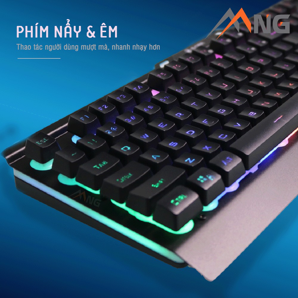 Bàn phím máy tính EDRA EK701 RGB Giả cơ Đèn Led 104 phím Có Dây Bảo hành 24 tháng | BigBuy360 - bigbuy360.vn