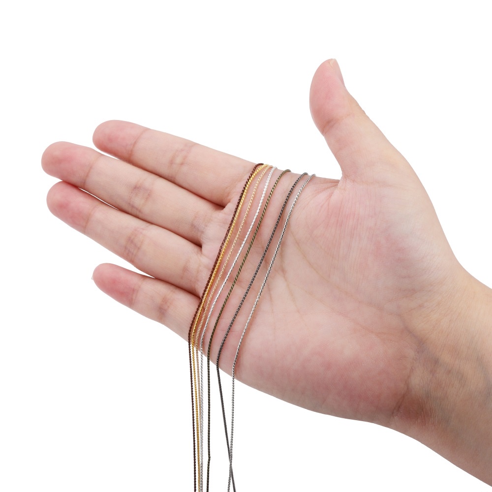 Cuộn dây ST.KUNKKA làm vòng cổ màu trơn 1mm 5m