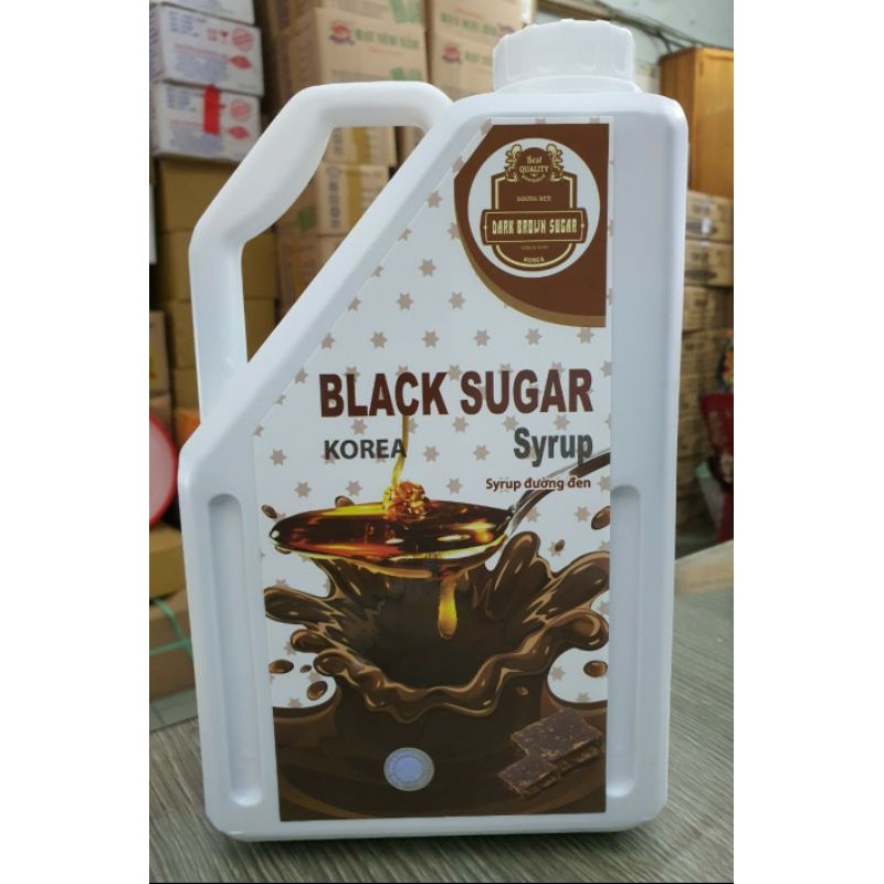 SYRUP ĐƯỜNG ĐEN NƯỚC  HÀN QUỐC ( BLACK SUGAR 2,5 KG)
