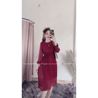 Váy Voan Chấm Bi