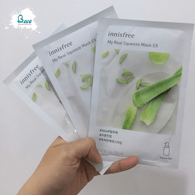 Mặt nạ giấy nha đam Innisfree My Real Squeeze Mask EX Cucumber - 20ml