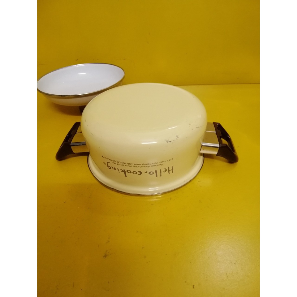 Nồi men nội địa Nhật, size 20cm, cao 10cm (mã 812), Dùng được bếp từ