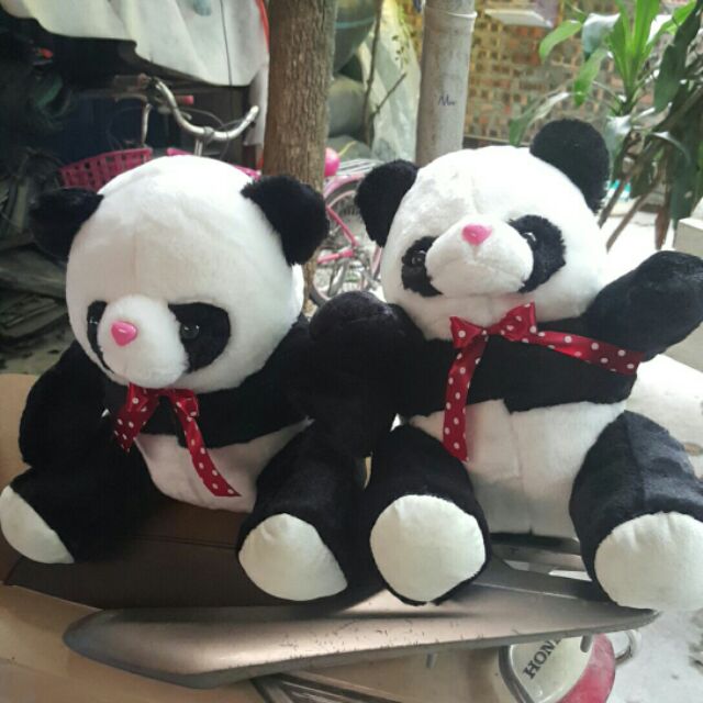 Gấu trúc bông nghộ nghĩnh cao 33cm