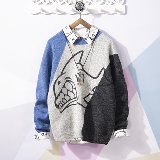 [ FREE SHIP ĐƠN 99K ]_Áo len nam cá mập .