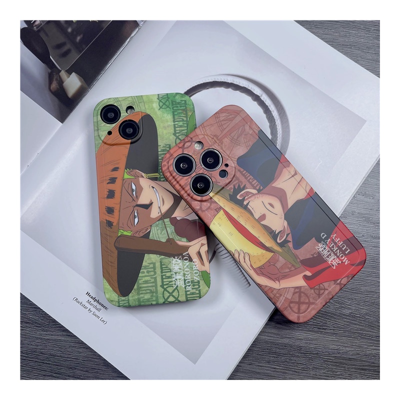 Ốp Điện Thoại Họa Tiết One Piece Cho iPhone13Pro iP12Pro iPhoneXR iPhone11 Phone 12Promax 13Promax 11 12 13