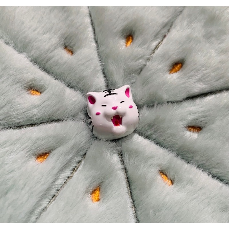Nút bàn phím cơ hình hổ mắt híp màu trắng/ Resin keycap/ Keycap set/ Esc keycap/ Gift for gamer