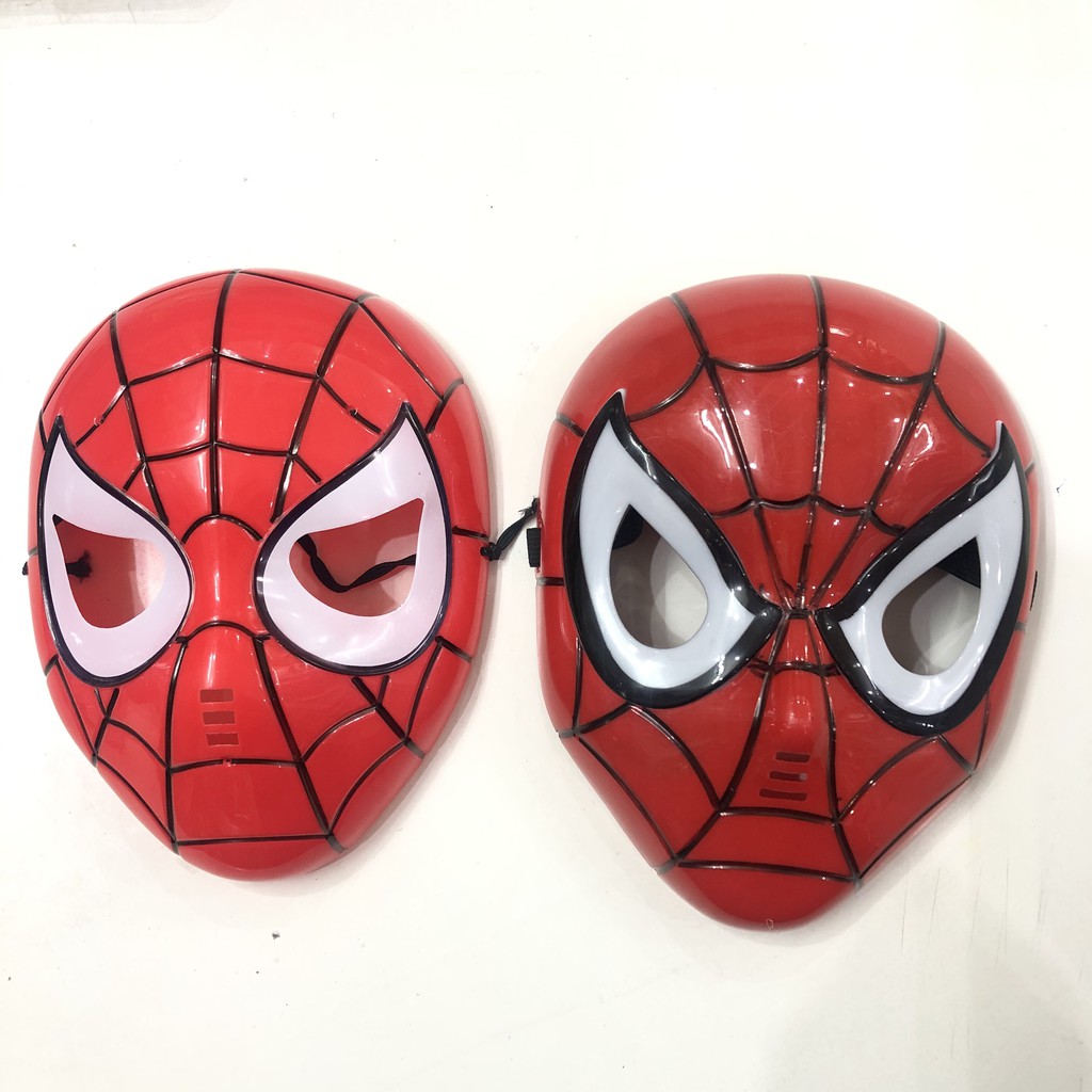 Mặt nạ người nhện - mặt nạ siêu nhân nhện Spider Man có đèn phát sáng hóa trang Trung thu , Halloween cho bé Rio Store