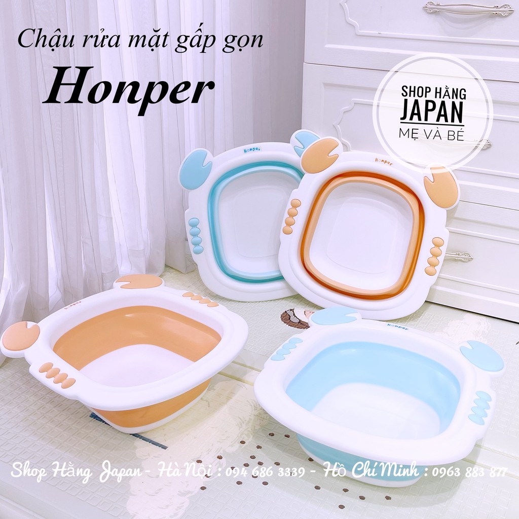 CHẬU RỬA MẶT GẤP GỌN HONPER CAO CẤP CHO BÉ- CHÍNH HÃNG