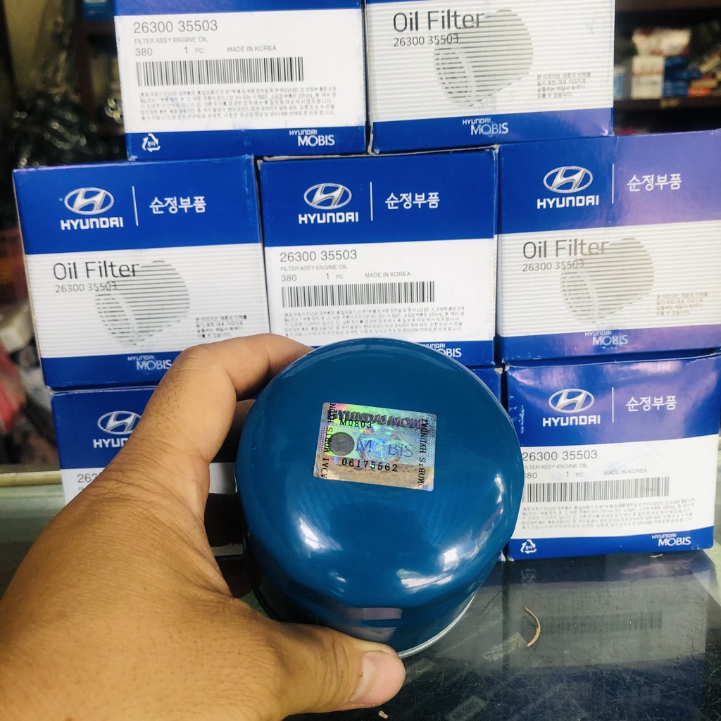LỌC NHỚT ĐỘNG CƠ KIA CAREN, SORENTO, HYUNDAI ELANTRA, SANTAFE, TUCSON