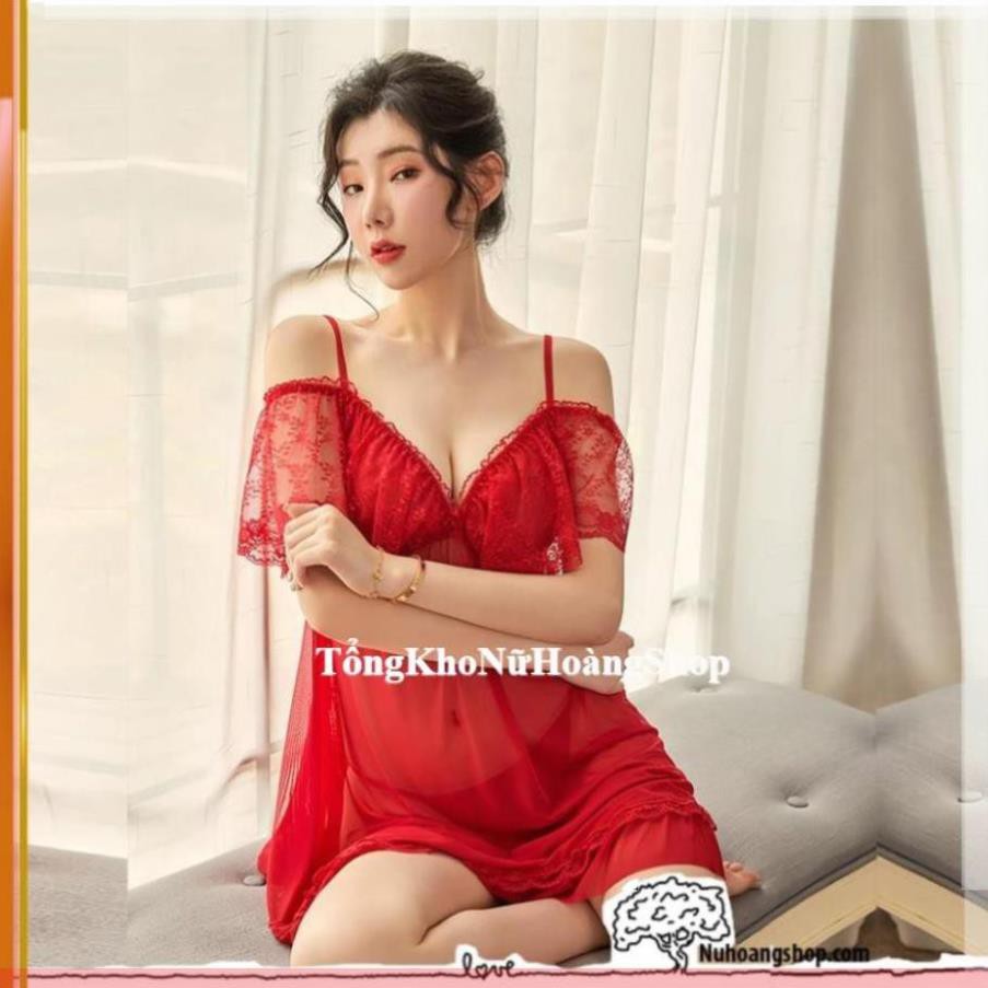 [ Chất Đẹp - Form Chuẩn]❤HOT 2021 ❤ váy ngủ thun lưới ren -đầm ngủ sexy cao cấp B1040 | BigBuy360 - bigbuy360.vn