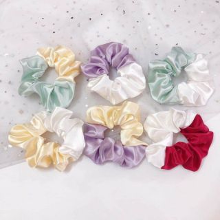 Combo 13 dây cột tóc scrunchies #phụ kiện#