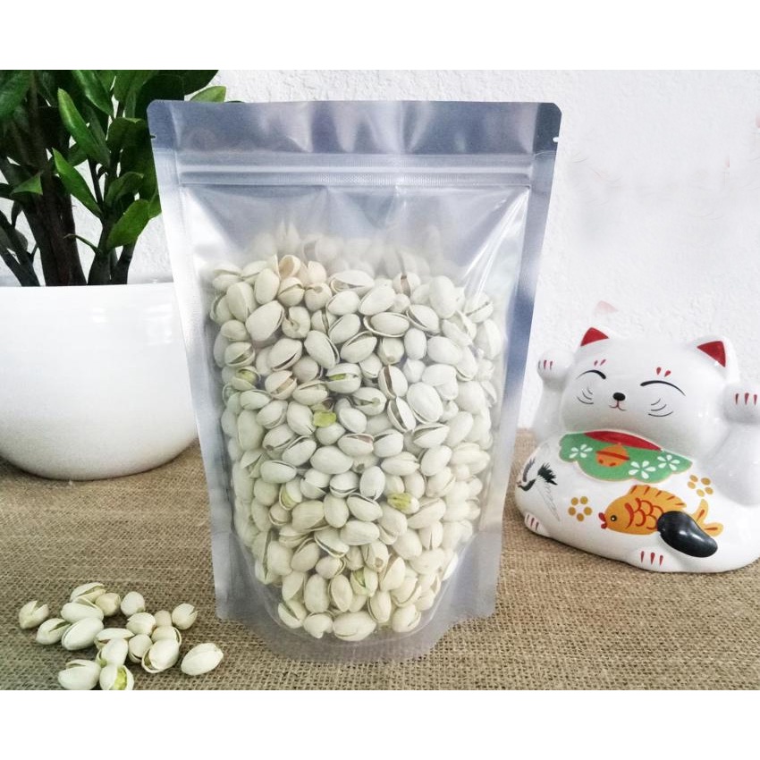 1kg túi zip bạc 1 mặt trong 1 mặt bạc đáy đứng hàng sài gòn, túi zipper bạc đựng thực phẩm, nước lèo, đóng hàng khô