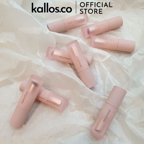 Son Thỏi Lì Innisfree Airy Matte Lipstick, Dewy Glowy Lipstick - Kallos Vietnam