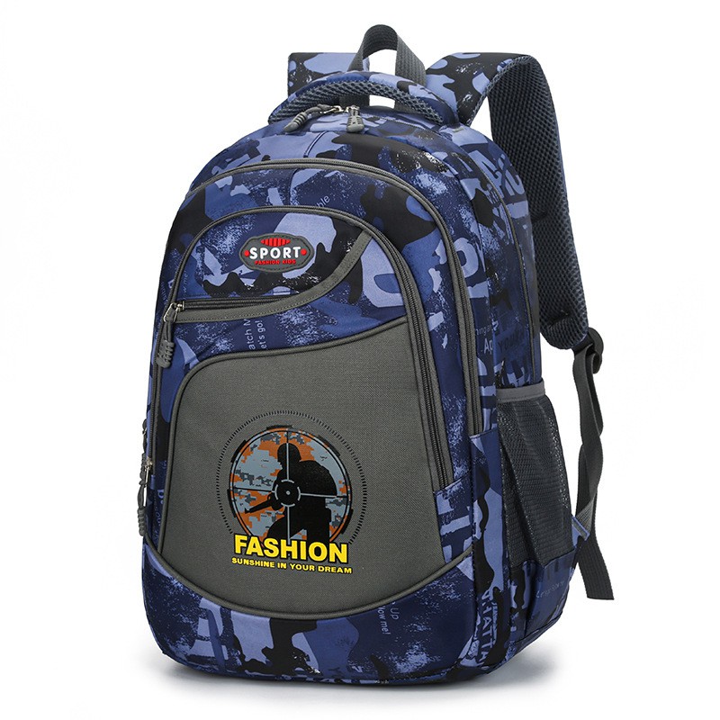[CẤP 2, 3] Balo học sinh cho bé trai trung học đi học siêu đẹp hình Fashion Pugb, cặp sách cho bé chống thấm
