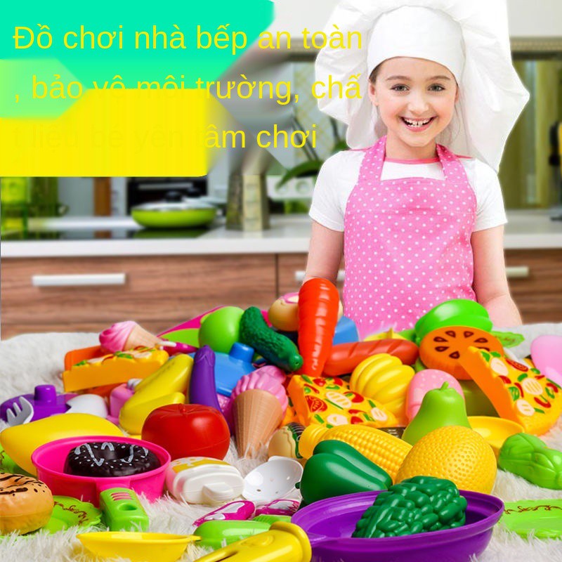 Đồ chơi nhà bếp cho trẻ em bé gái và trai nấu ăn bộ mô phỏng sinh nhật