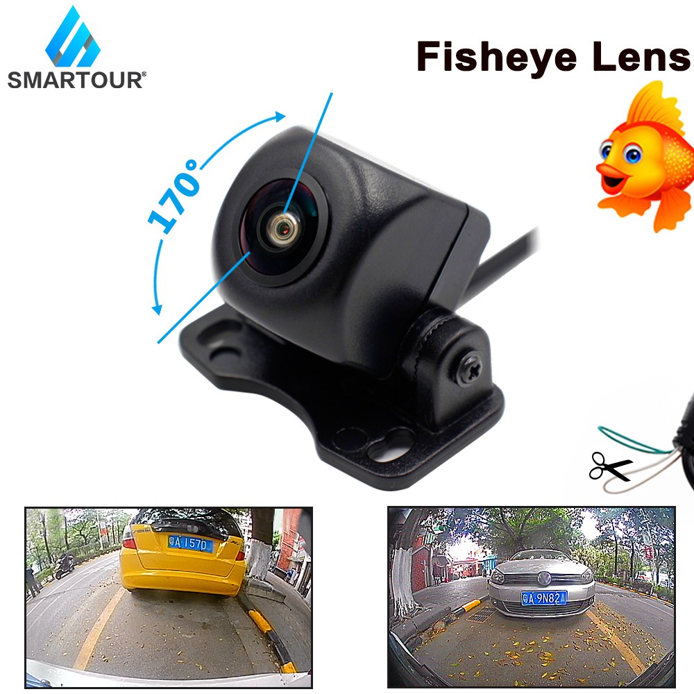 Camera Quan Sát Sau Xe Hơi Góc Rộng 170 Độ Tầm Nhìn Ban Đêm Chống Thấm Nước Với Dây Điều Khiển