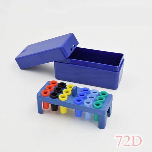 Hộp khử trùng răng miệng Endo 72H bằng nhựa dành cho máy khoan mũi kim cương / mũi Gutta Percha