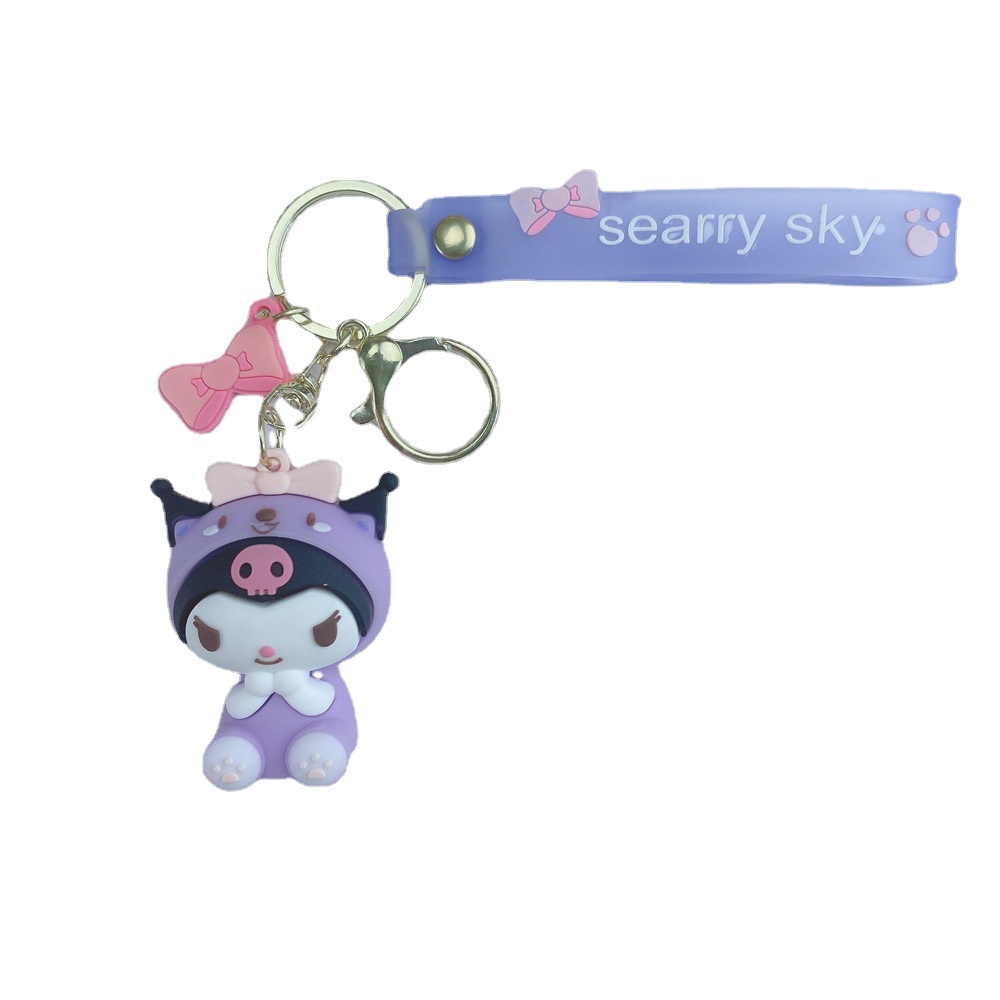 Móc Khóa Hình Búp Bê Hoạt Hình Sanrio Bằng Ngọc Bích Dễ Thương