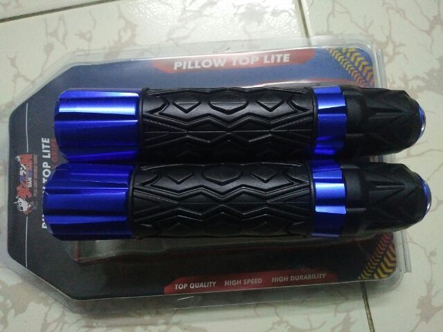 Bộ bao tay xe máy Pillow gù crôm xanh hàng nhập thái