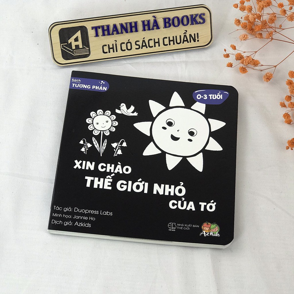 Sách Tương Phản (0-3 tuổi) - Combo 4 cuốn, tặng 6 Stickers