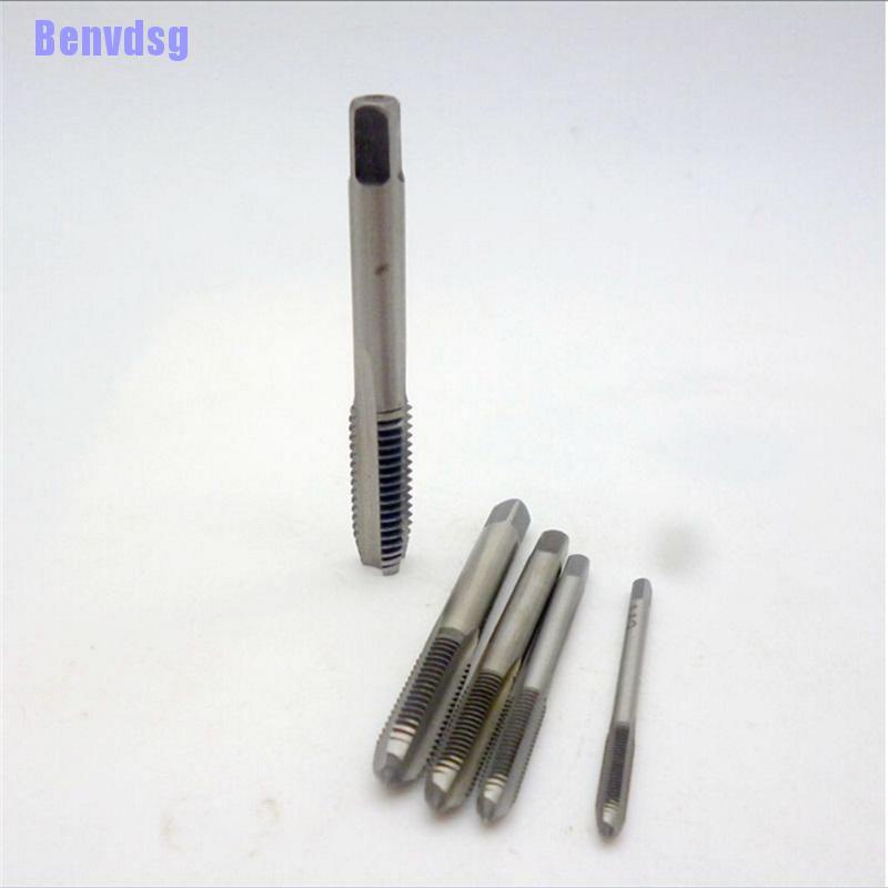 Bộ 5 cái mũi khoan ren tay Benvdsg M3 M4 M5 M6 M8 3mm-8mm