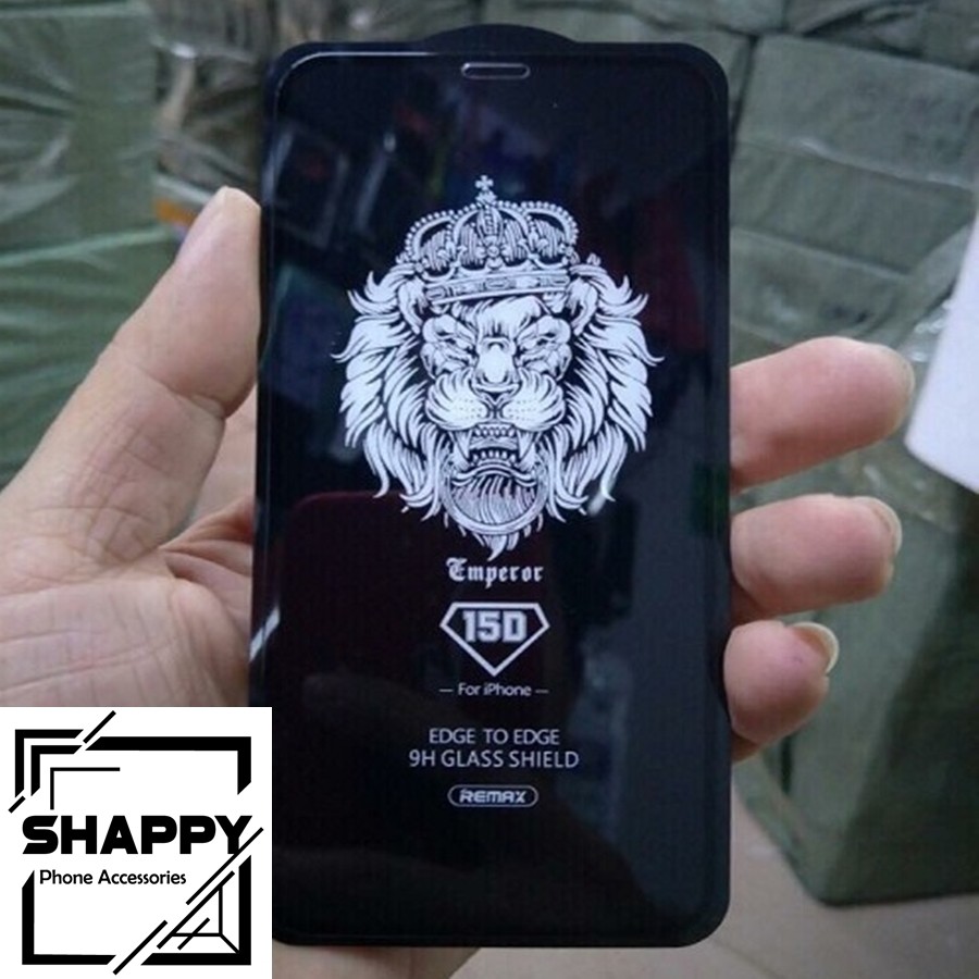 Kính Cường Lực IPhone Remax 15D Bóng Full Màn Các Dòng 6/6P/7/7P/8/8P [Shappy Shop]