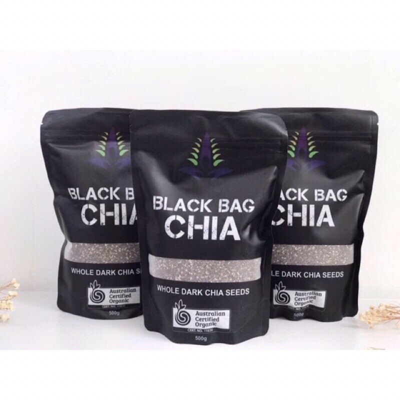 Hạt chia Black Bab nhập khẩu ăn kiêng giảm cân eatclen (500g)