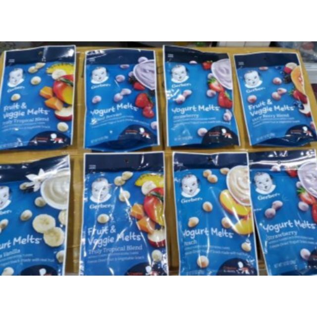 Sữa chua khô Gerber (mẫu mới)