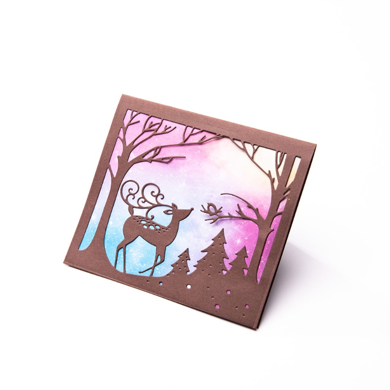 Khuôn Cắt Giấy Làm Từ Kim Loại Hình Chủ Đề Halloween Trang Trí Scrapbook Thẻ