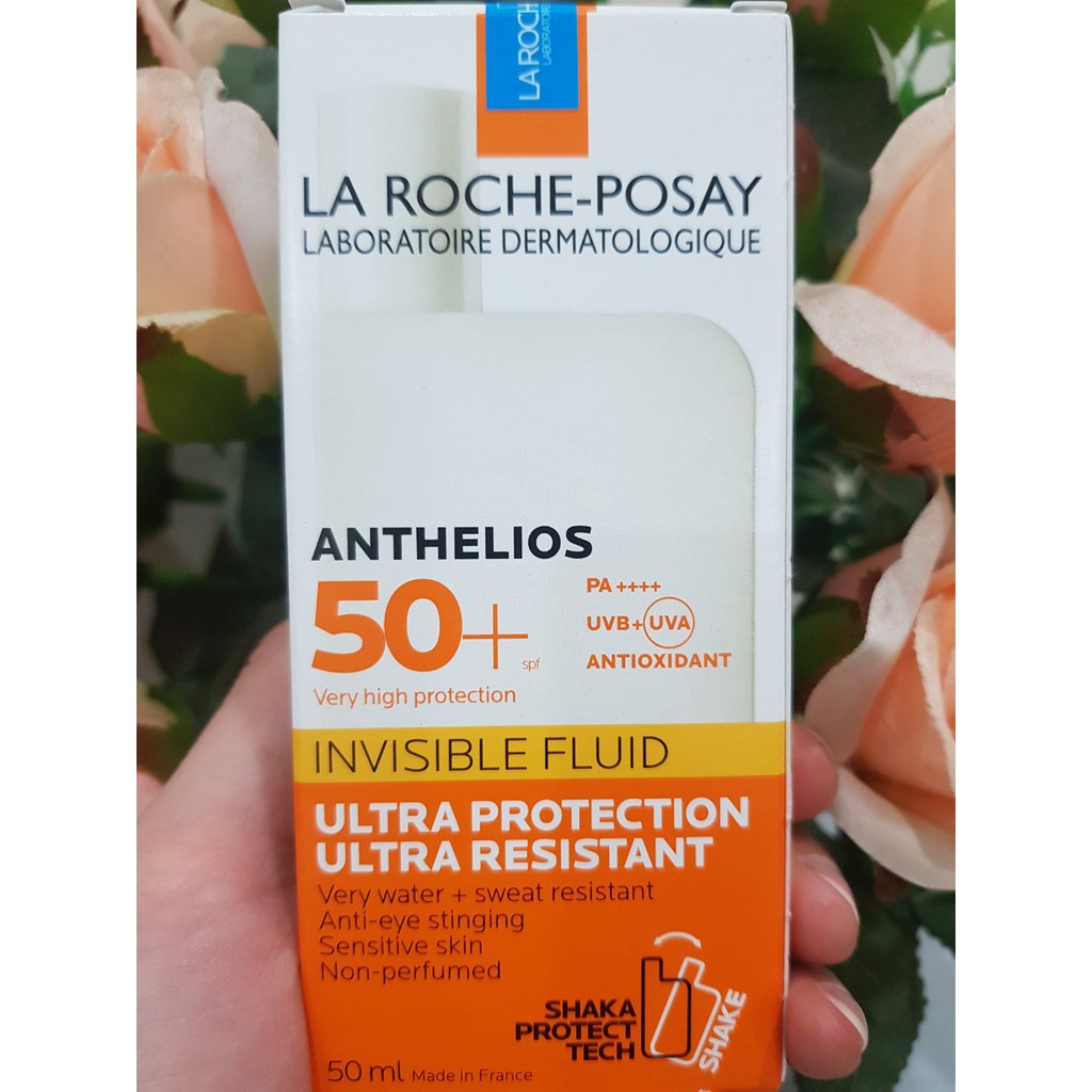 Kem Chống Nắng La Roche-Posay Anthelios Fluide Invisible SPF50+ 50ml