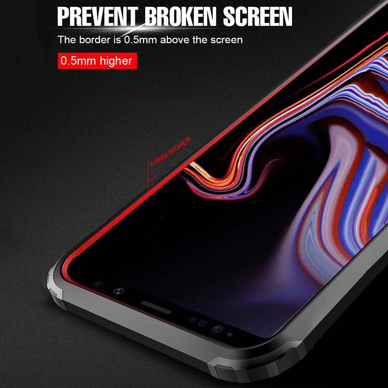 Ốp điện thoại TPU silicone PC chống sốc cho Samsung Galaxy Note 8 9 S10 S9 S8 Plus S7 Edge S7 A52