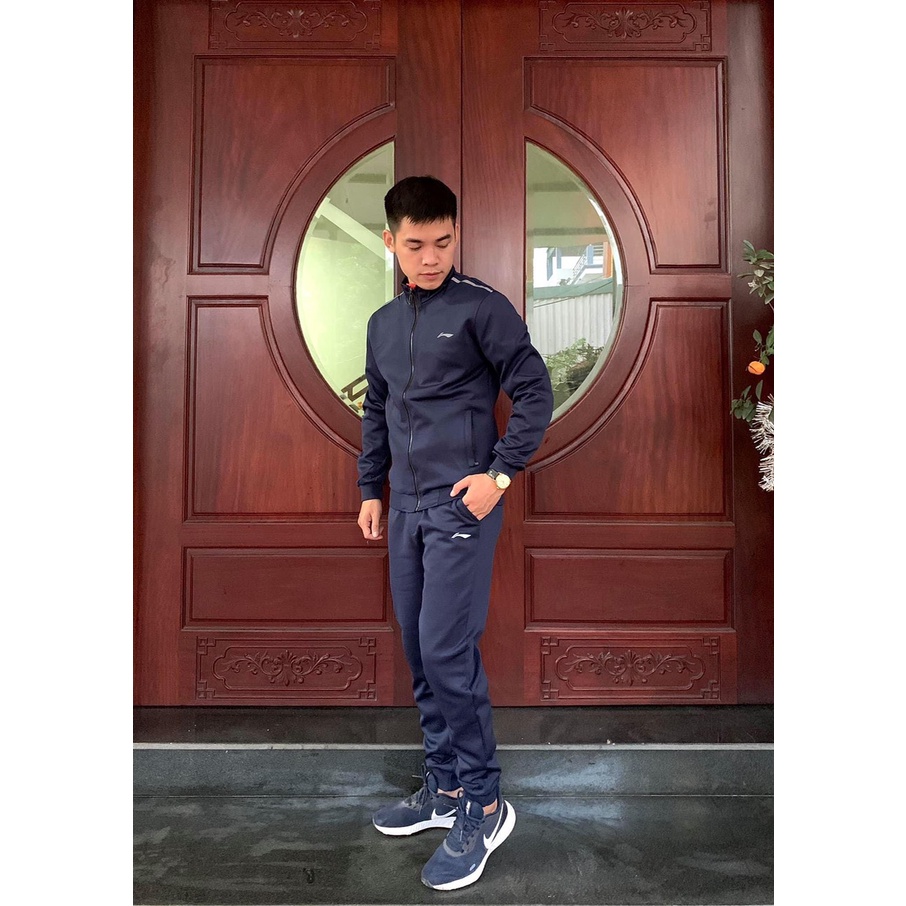 Bộ thể thao Lining bộ nỉ thể thao cao cấp
