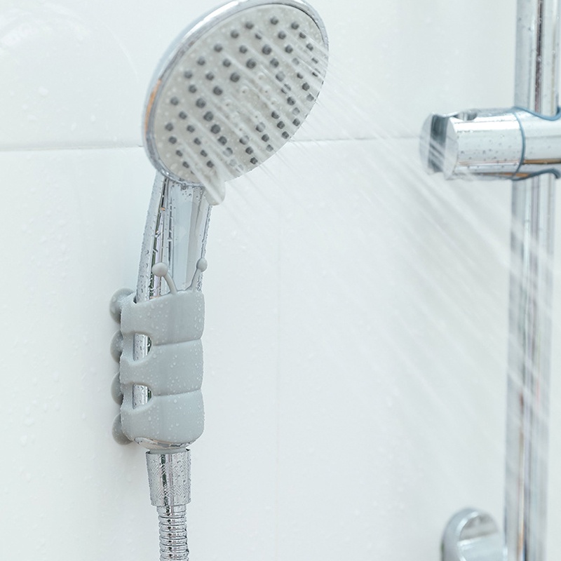 Giá Đỡ Đầu Vòi Hoa Sen Có Giác Hút Gắn Tường Tháo Rời Được Cho Nhà Tắm