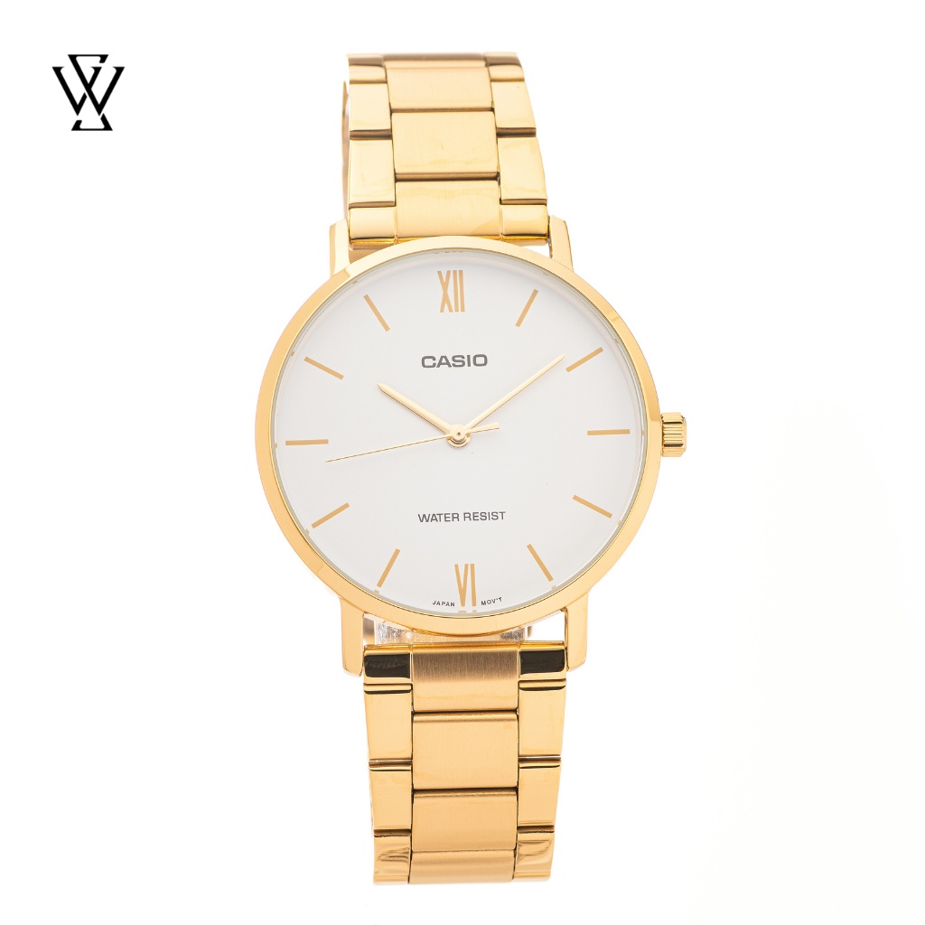 Đồng Hồ Quartz Nam Casio WATCHSTORE MTP-VT01G-7BUDF Thiết Kế Kính Khoáng 40mm, Dây Kim Loại, Vỏ Thép Không Gỉ