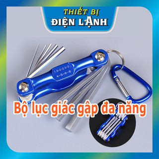 Bộ lục giác gập đa năng cầm tay 8 chi tiết hàng cao cấp công nghệ