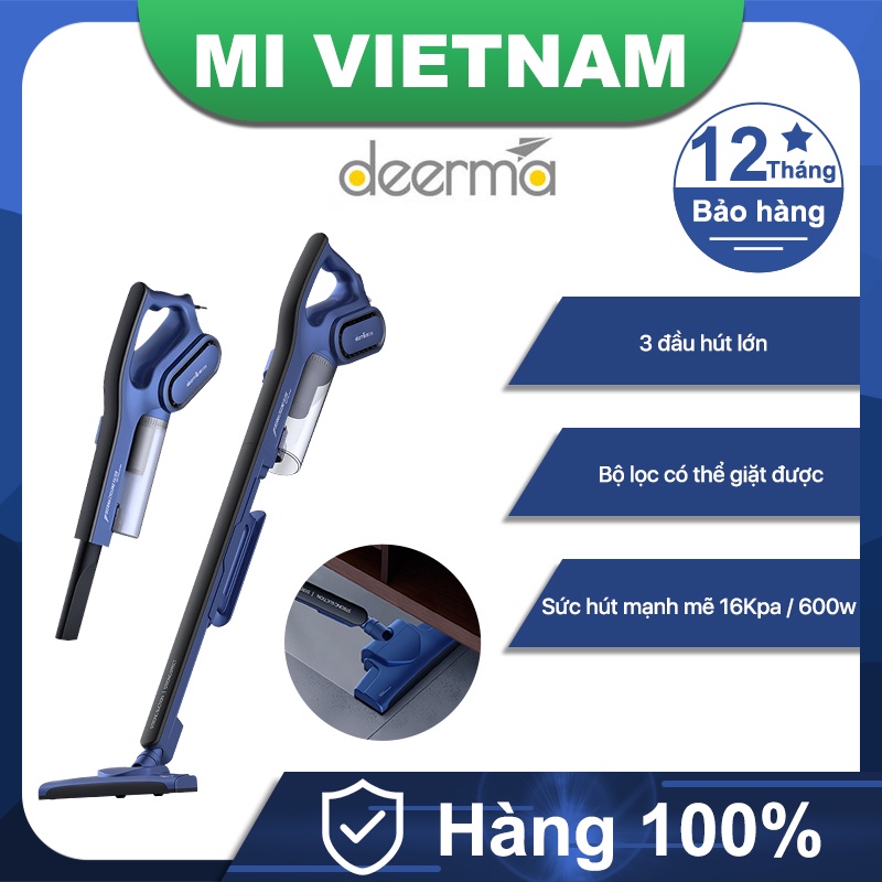 Máy Hút Bụi Cầm Tay Deerma DX810 Hút Bụi Gia Đình Văn Phòng