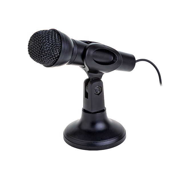 Mic chat voice, micro thu âm vi tính, micro có chân để bàn MK-1388 - jack cắm 3.5mm