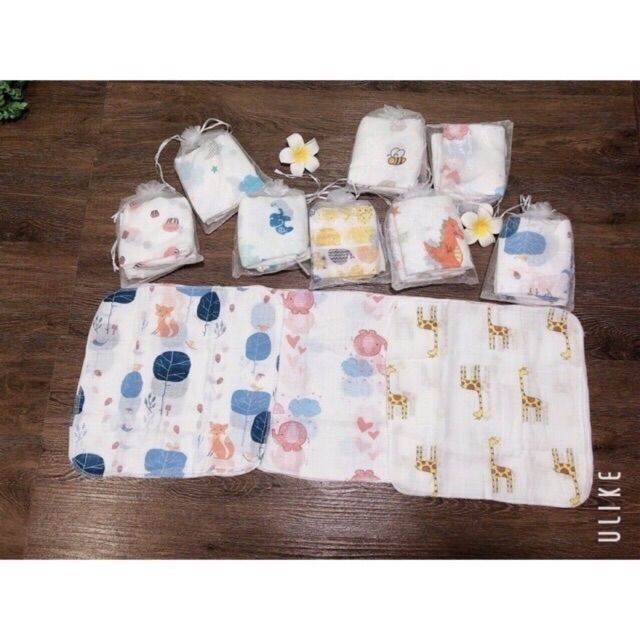 set 10 khăn sữa Aden